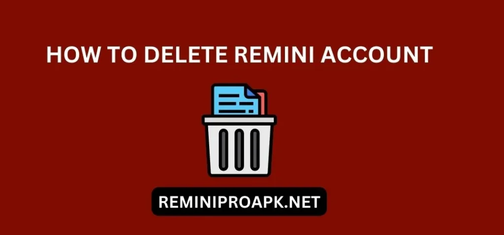 delete remini account